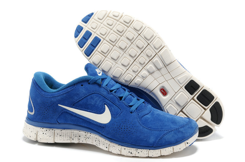 Hot Nike Free3.0 Men Shoes Dodgerblue/White